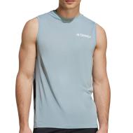 Débardeur Gris/Bleu Homme Adidas Xpr Tank pas cher