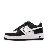 Air Force 1 Baskets Noires/Blanches Garçon Nike pas cher