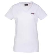 T-Shirt Blanc Femme Schott TSBRODEDW