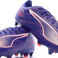Chaussures de Foot Violettes Homme Puma Ultra 5 Play MxSG vue 7