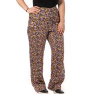 Pantalon Noir/Rose/Orange à Motifs Femme Vero Moda Curve Easy Hw Wide pas cher
