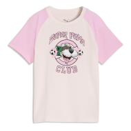 T-Shirt Rose Pale Garçon Puma Super Graphic pas cher