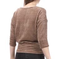 Pull Beige Femme Teddy Smith Rosa vue 2