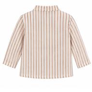 Chemise Rayée Beige/Blanc Bébé P'tit Mome Enzo vue 2