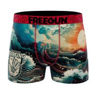 Boxer Rouge/Bleu/Orange Garçon Freegun Mer pas cher