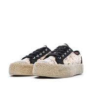 Baskets Noir/Rose Femme Chattawak Paco vue 6