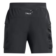 Schwarze Herren-Shorts Under Armour Trail Run Ansicht 2