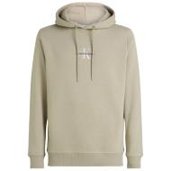 Sweat à Capuche Beige Homme Calvin Klein Monologo vue 3
