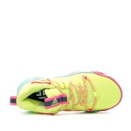 Baskets de Basketball Jaune Fluo Mixte Adidas Harden Stepback 3 vue 4