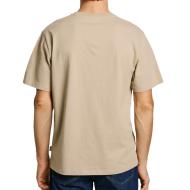 T-shirt Beige Homme Pepe jeans Contrast vue 2
