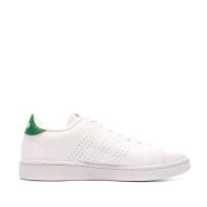 Baskets Blanches/Vert Homme Adidas Advantage vue 2