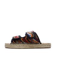 Sandales Noires/Oranges Femme Pare Gabia Batista pas cher