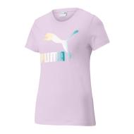 T-shirt Mauve Femme Puma Crystal