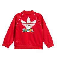 Survêtement Rouge Fille Adidas IM2247 vue 2