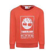 Sweat Terracotta Garçon Enfant Timberland T60075 pas cher
