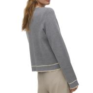 Pull Gris Femme Vero Moda Gold vue 2