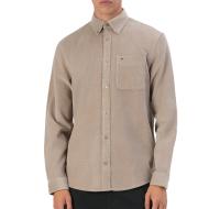 Chemise Velours Marron Homme Tommy Hilfiger Baby pas cher