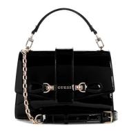 Sac à main Vernis Noir Femme Guess Nolana pas cher