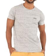 T-shirt Blanc Chiné Homme Von Dutch TRC pas cher