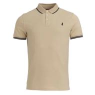 Polo Beige Homme OMPOMC_C910
