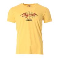 T-shirt Jaune Clair Homme Lee Cooper 009562 pas cher