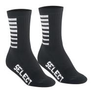 X1 Paire de Chaussettes Noir Mixte Select Striped pas cher