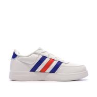 Baskets Blanches Junior Adidas Breaknet 2.0 vue 2