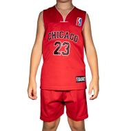 Chicago Bulls Ensemble de basketball Rouge/Noir Enfant Sport Zone pas cher