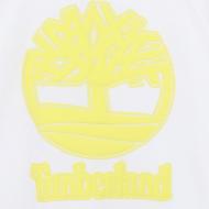 Weiß/Gelbes T-Shirt für Jungen von Timberland T60482 Ansicht 2