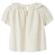 Blouse Blanche Fille Lil' Atelier Hosa Loose vue 2