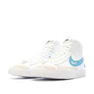 Baskets Blanches Femme Nike Blazer Mid GS vue 6