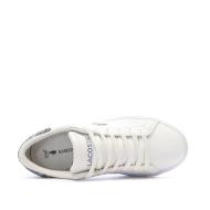 Baskets Blanches/Grises Ado Lacoste T-clip vue 4