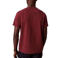 T-Shirt Bordeaux Homme Calvin Klein Jeans Classic vue 2