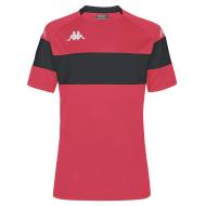 T-Shirt de Sport Rouge/Noir Homme Kappa Dareto 33133WWJR pas cher