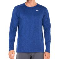 T-shirt Manches Longues Bleu Homme Nike Elmnt Crew pas cher