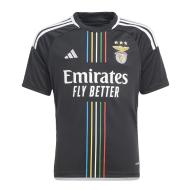 Benfica Lisbonne Maillot Noir Garçon Adidas 2023/24 pas cher