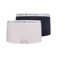 2x Shorty Rose/Marine Fille Tommy Hilfiger UG0UG00753 vue 2