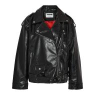 Veste Similicuir Noir Femme Noisy May Paulina Biker pas cher
