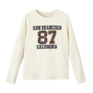 T-shirt Manches Longues Beige Fille Name it Torgun