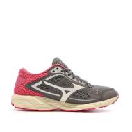 Chaussures de Running Gris/Rose Femme Mizuno Spark 7 vue 2
