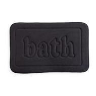 Tapis Noir/Blanc Utility Mémoire De forme 40x60 pas cher