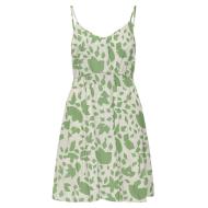Robe Beige/Verte Femme Only Selina vue 2