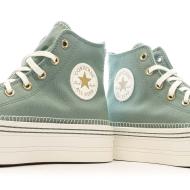 Baskets Verte Femme Converse All Star Modern Lift Platform vue 7
