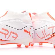 Chaussures de football Blanc/Rouge Garçon Puma Ultra 5 vue 7