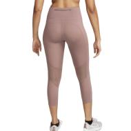 Legging Rose Pale Femme Nike Fast Crop vue 2