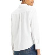 Camisa blanca Levi's The Classic para mujer ver 2