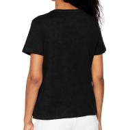 x2 T-shirts Marine/Rose Femme Tommy Hilfiger Jersey vue 3