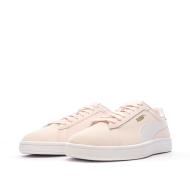 Baskets Rose/Blanc Femme Puma Smash vue 6