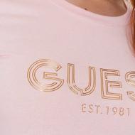 T-shirt Rose Femme Guess Bold vue 3