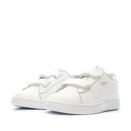 Baskets Blanches Enfant Puma Smash V2 L V vue 6